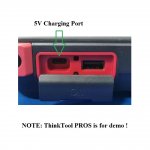 USB Charging Cable for THINKCAR THINKTOOL PRO PROS PROS+